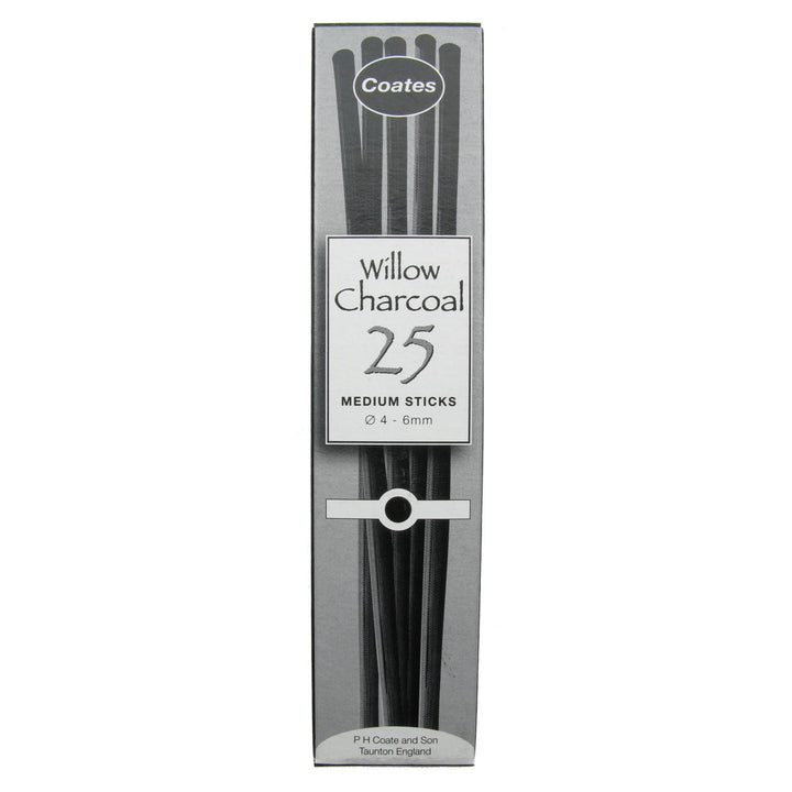 Coates Willow Charcoal Medium (Box 25)