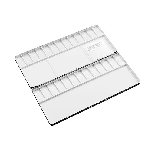 Raw Art Materials Empty Aluminium Palette Box 26 wells