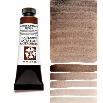 Hematite Burnt Scarlet Gen DANIEL SMITH Awc 15ml