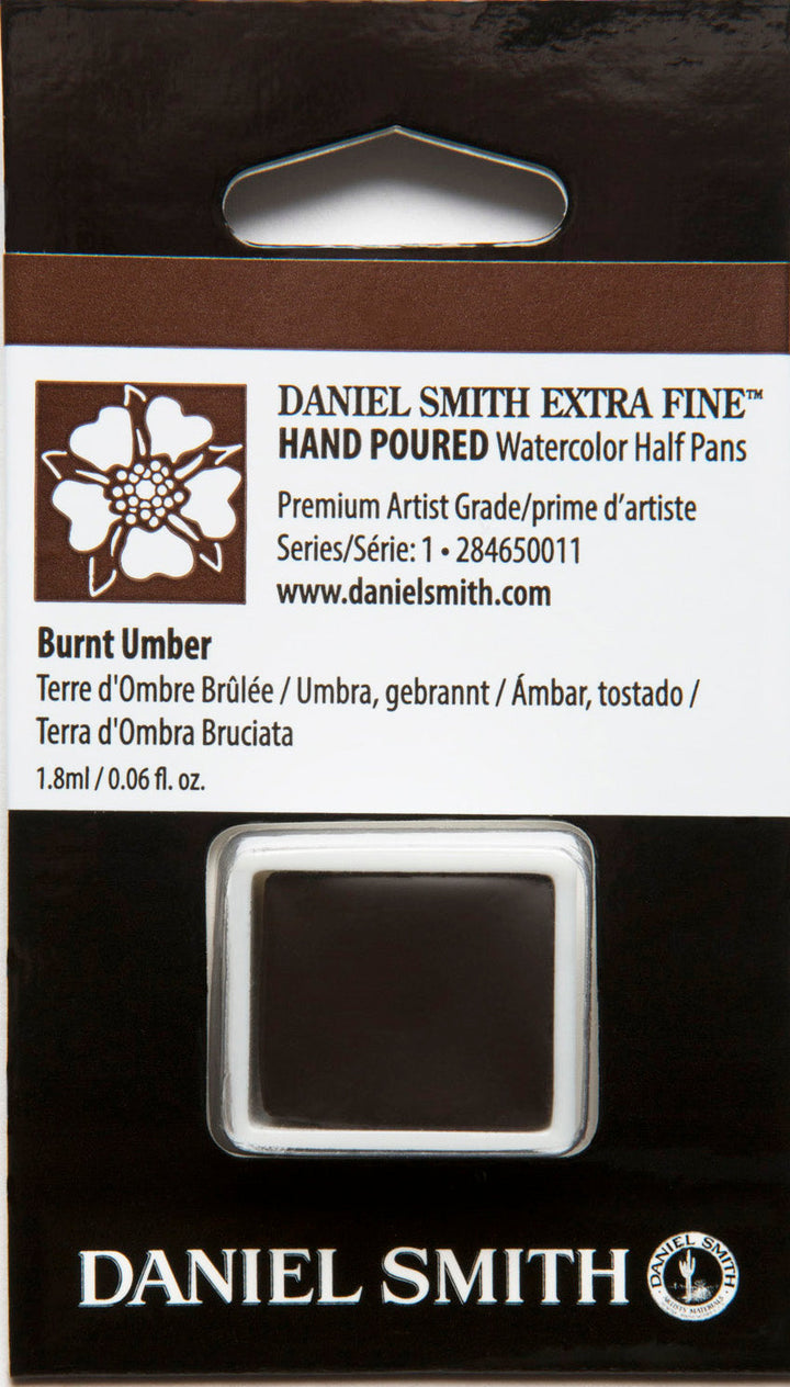 Burnt Umber DANIEL SMITH 1/2 Pan