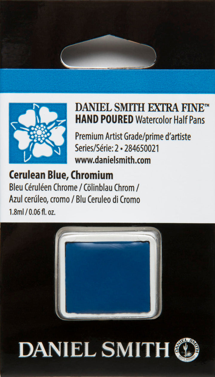 Cerulean Blue Chromium DANIEL SMITH 1/2 Pan