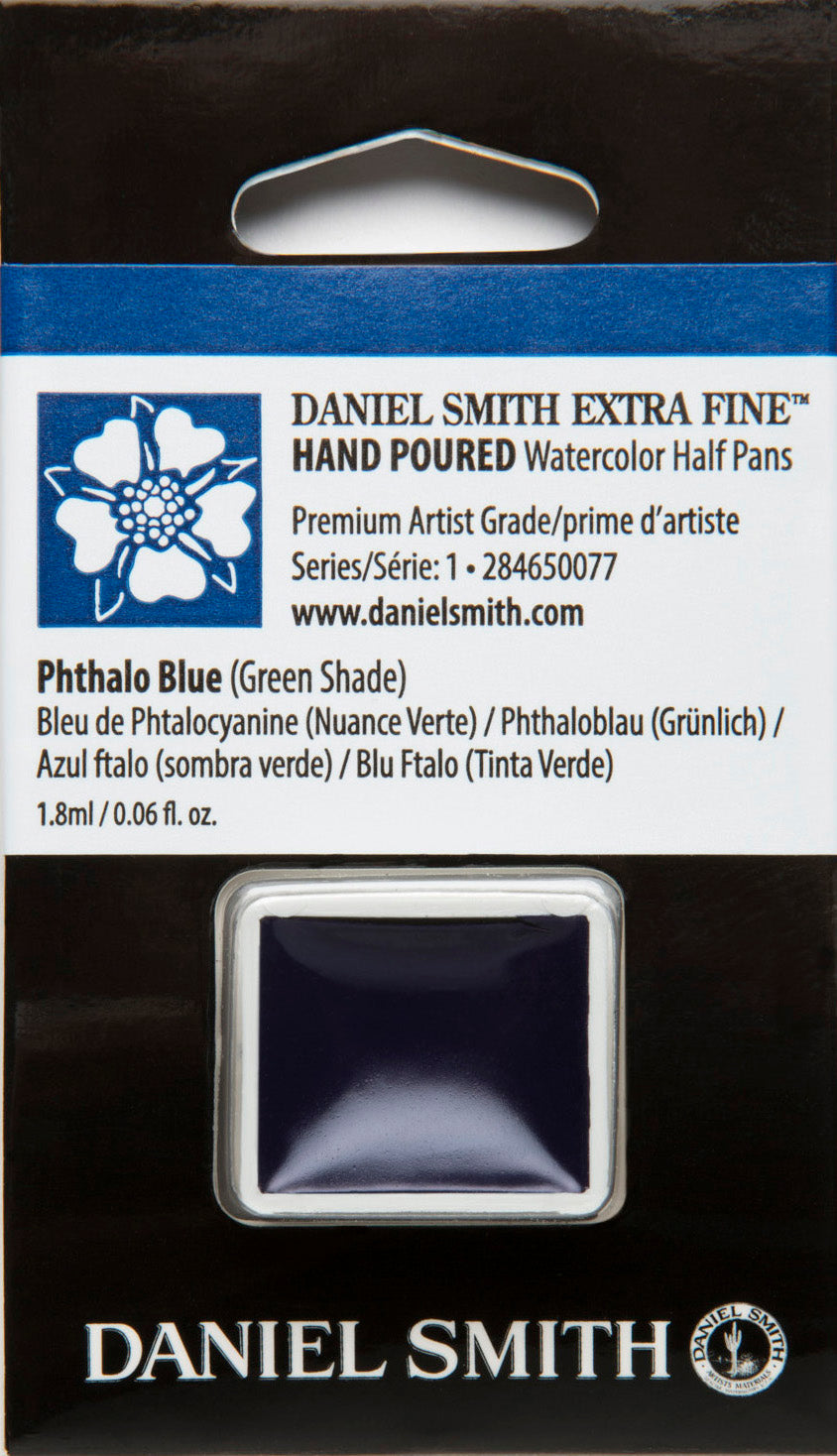Phthalo Blue (Green Shade) DANIEL SMITH 1/2 Pan