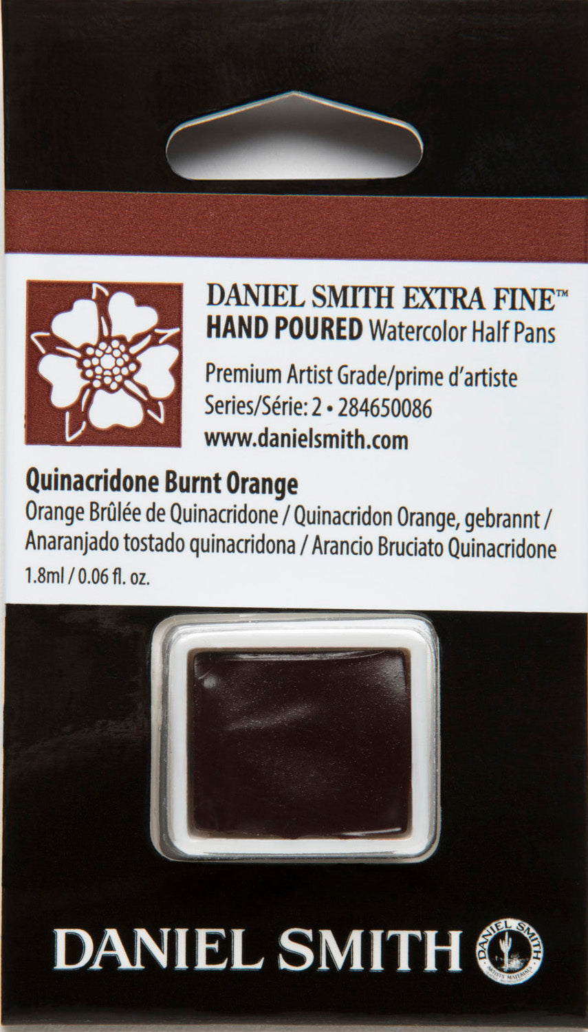 Quinacridone Burnt Orange DANIEL SMITH 1/2 Pan