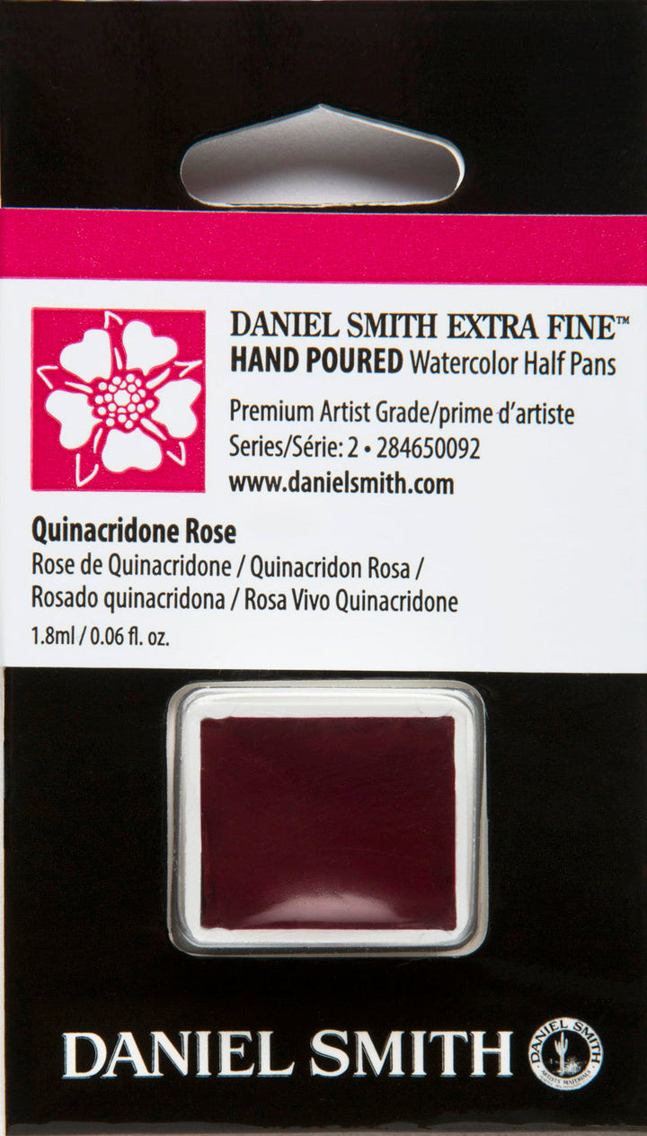 Quinacridone Rose DANIEL SMITH 1/2 Pan