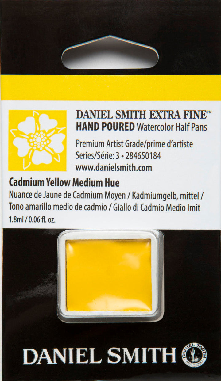 Cadmium Yellow Medium Hue DANIEL SMITH 1/2 Pan