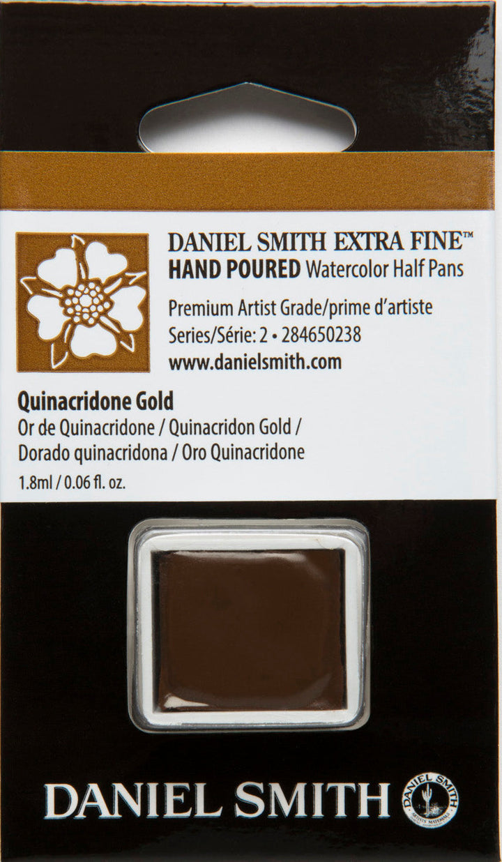 Quinacridone Gold DANIEL SMITH 1/2 Pan