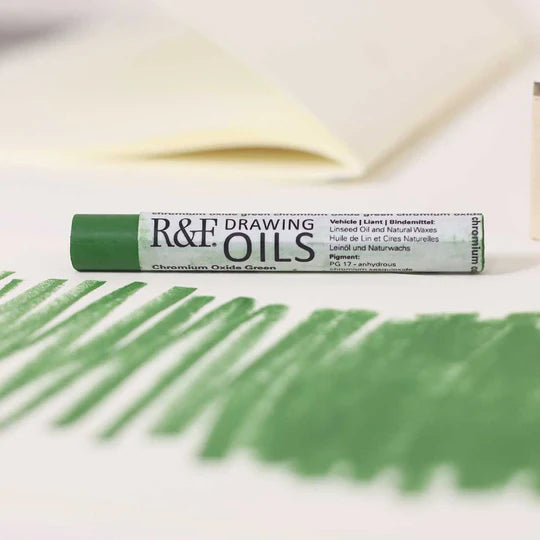 3139 Chrome Oxide Green R&amp;F Drawing Oil 12ml