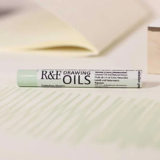 3107 Celadon Green R&amp;F Drawing Oil 12ml