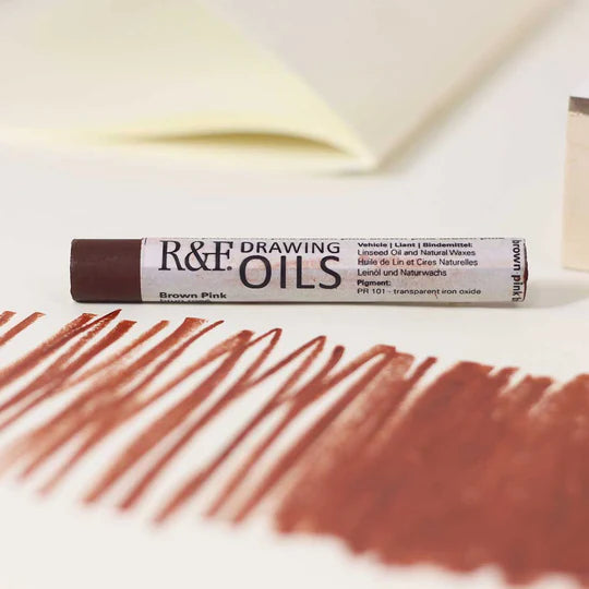 3104 Brown Pink R&amp;F Drawing Oil 12ml