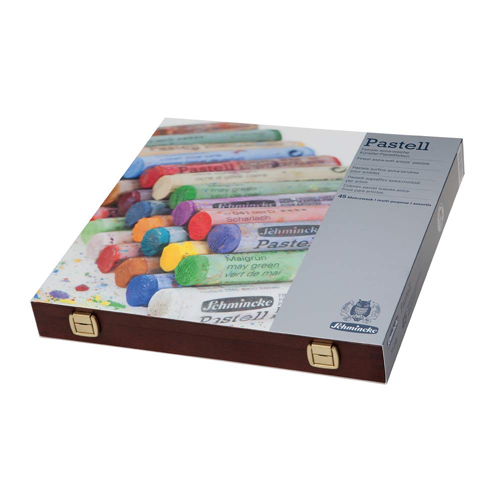 Schmincke Pastel Set Wooden Set 45