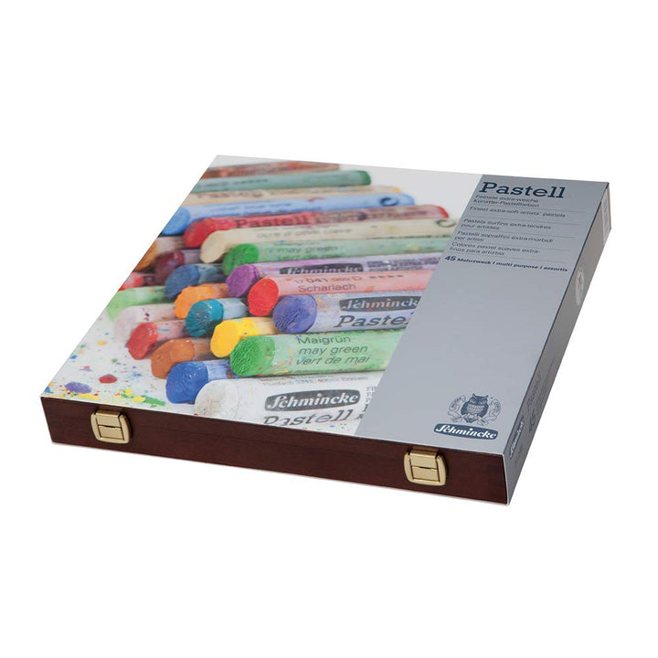 Schmincke Pastel Set Wooden Set 45