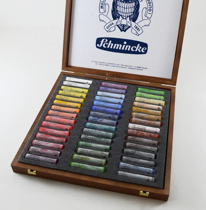 Schmincke Pastel Set Wooden Set 45