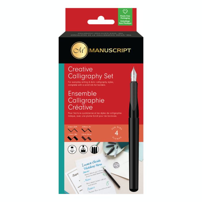 Manuscript Creative Calligraphy Set - 4 Nib