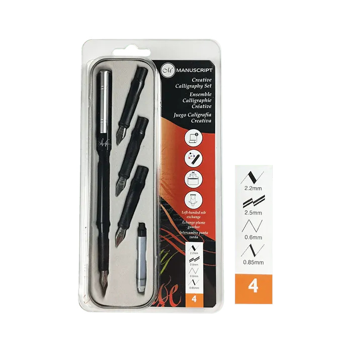 Manuscript Creative Calligraphy Set - 4 Nib
