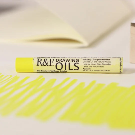 3106 Cadmium Yellow Light R&amp;F Drawing Oil 12ml