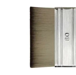 5077 Da Vinci Paddle brush dark grey very elastic short synthetic fibre 40