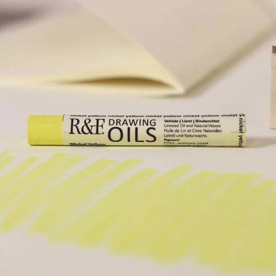 3123 Nickel Yellow R&amp;F Drawing Oil 12ml
