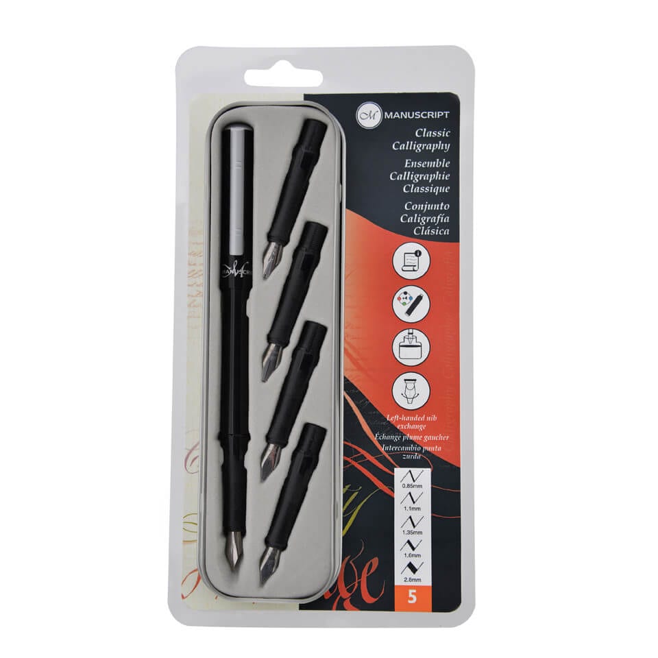 Manuscript Classic Calligraphy Set - 5 Nib