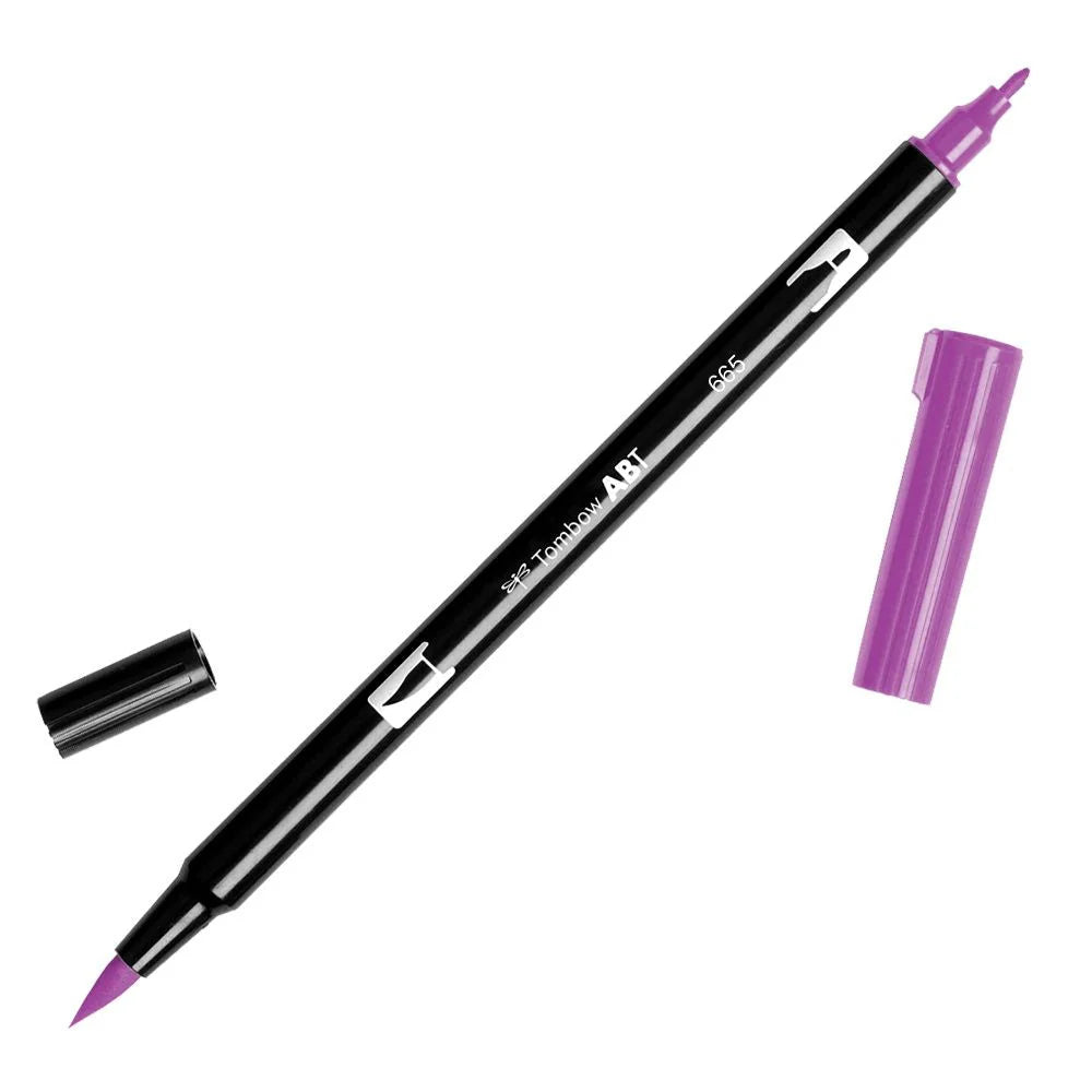 Purple 665 Tombow Dual Brush Pen