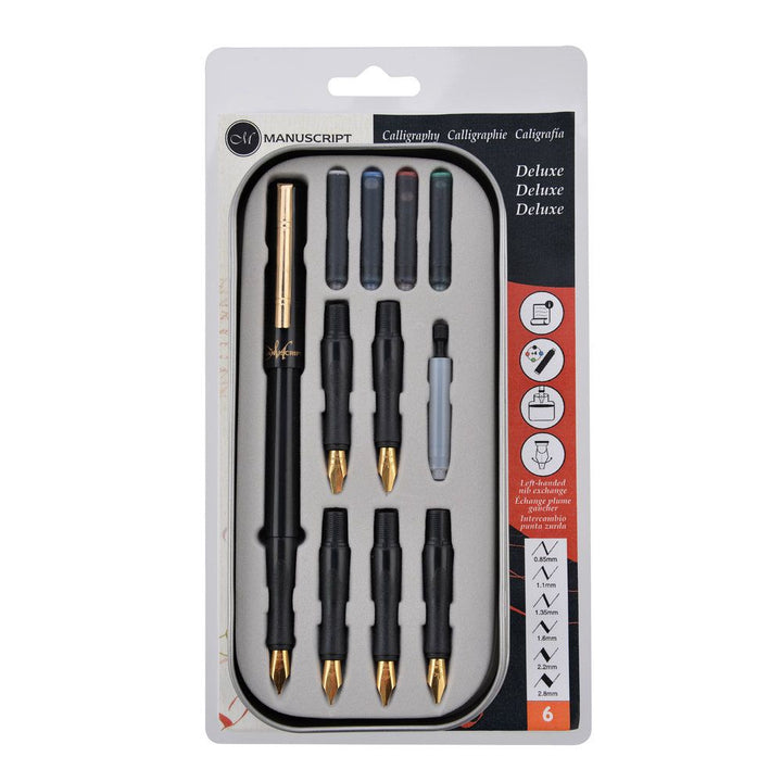 Manuscript Deluxe Calligraphy Set - 6 Nib