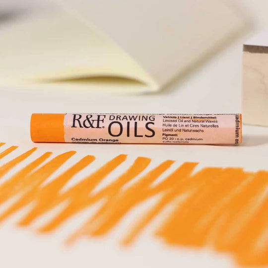 3105 Cadmium Orange R&amp;F Drawing Oil 12ml