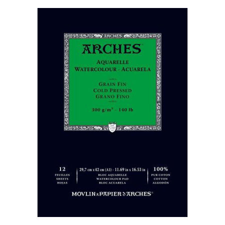 Arches Watercolour Pad 300gsm