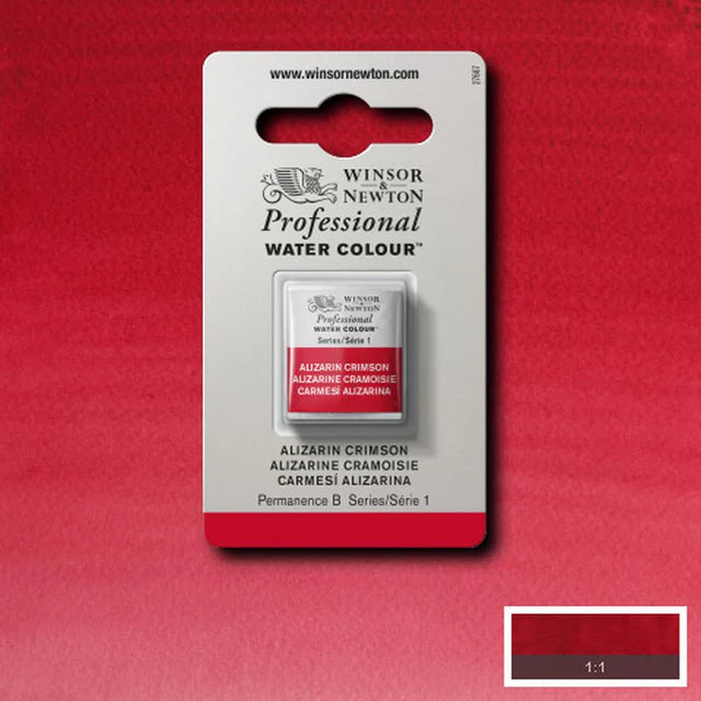 Alizarin Crimson S1 Winsor &amp; Newton 1/2 Pan