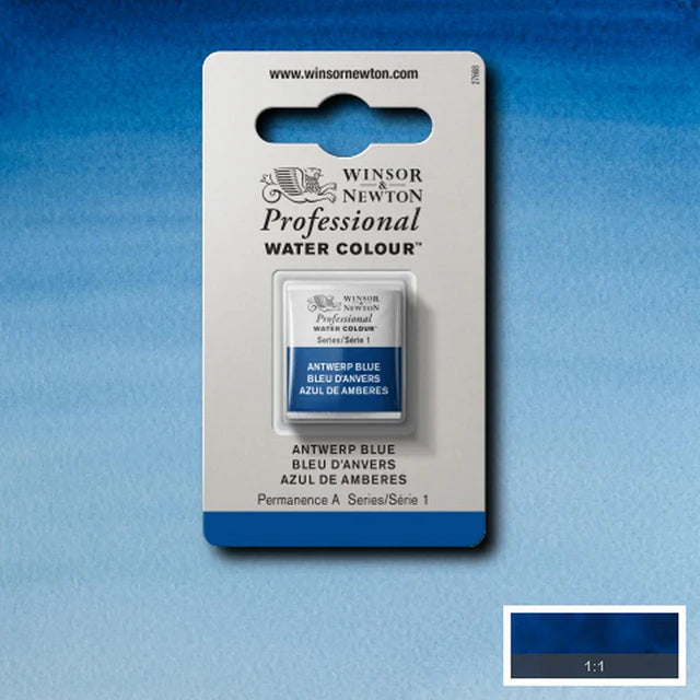 Antwerp Blue S1 Winsor &amp; Newton 1/2 Pan