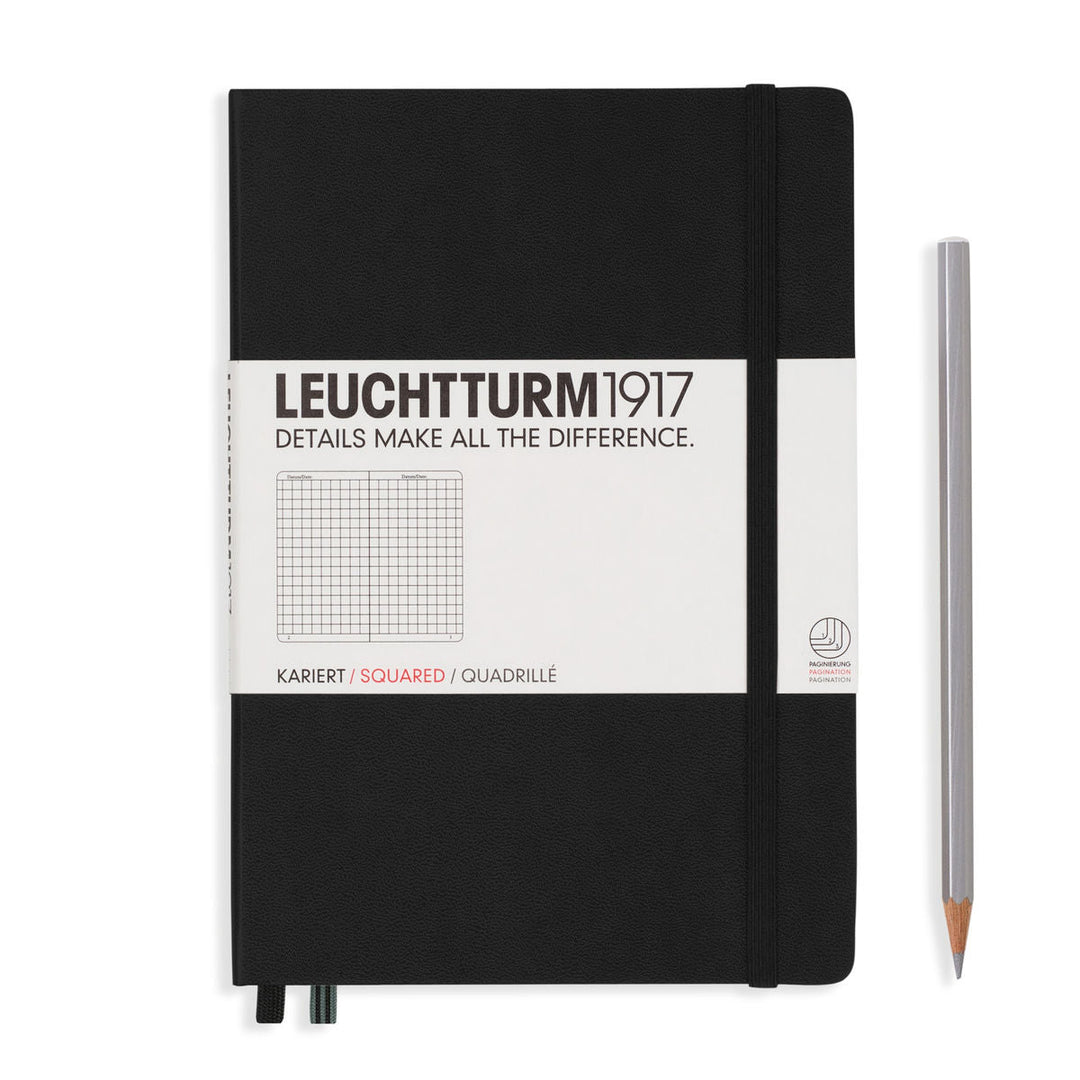Leuchtturm Notebook HC Medium A5 251p Squared Black