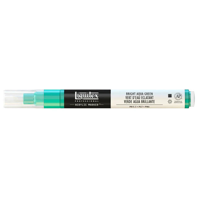 Bright Aqua Green Liquitex Marker Wide 15mm