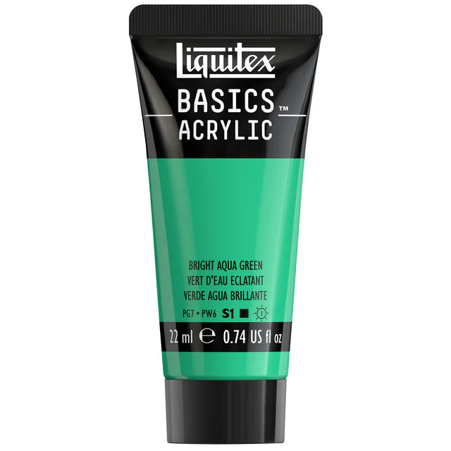 Bright Aqua Green Basics Acrylic 118ml