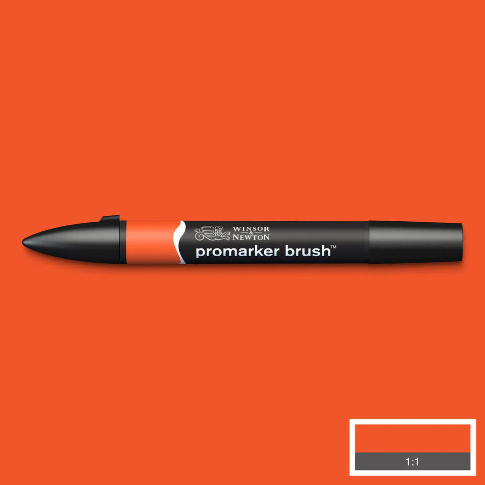 Bright Orange (O177) Winsor Brush Marker