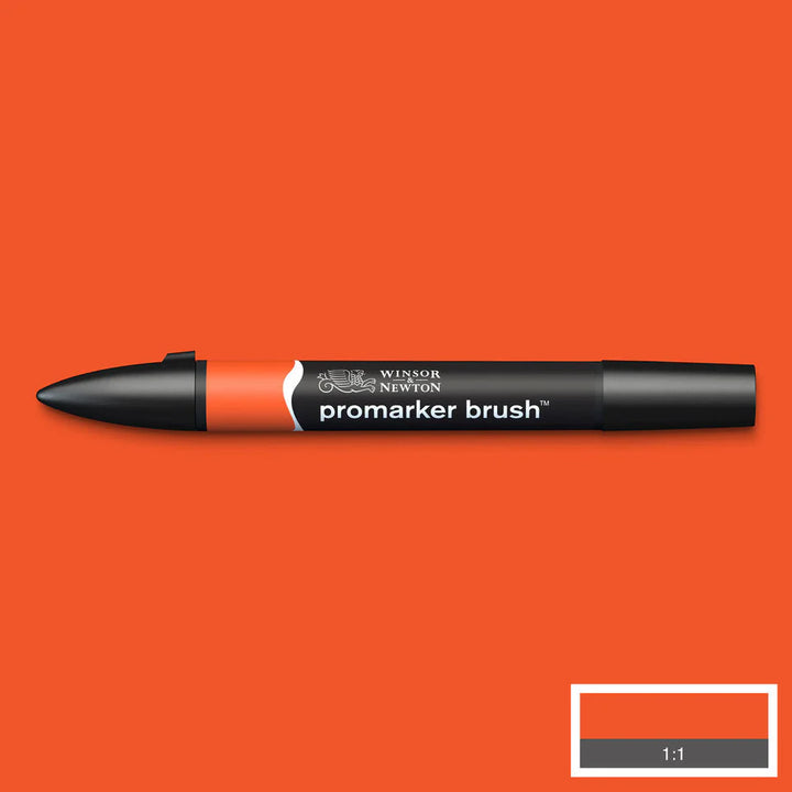 Bright Orange (O177) Winsor Brush Marker