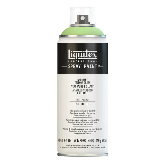 Brilliant Yellow Green Liquitex Spray Paint 400ml Can