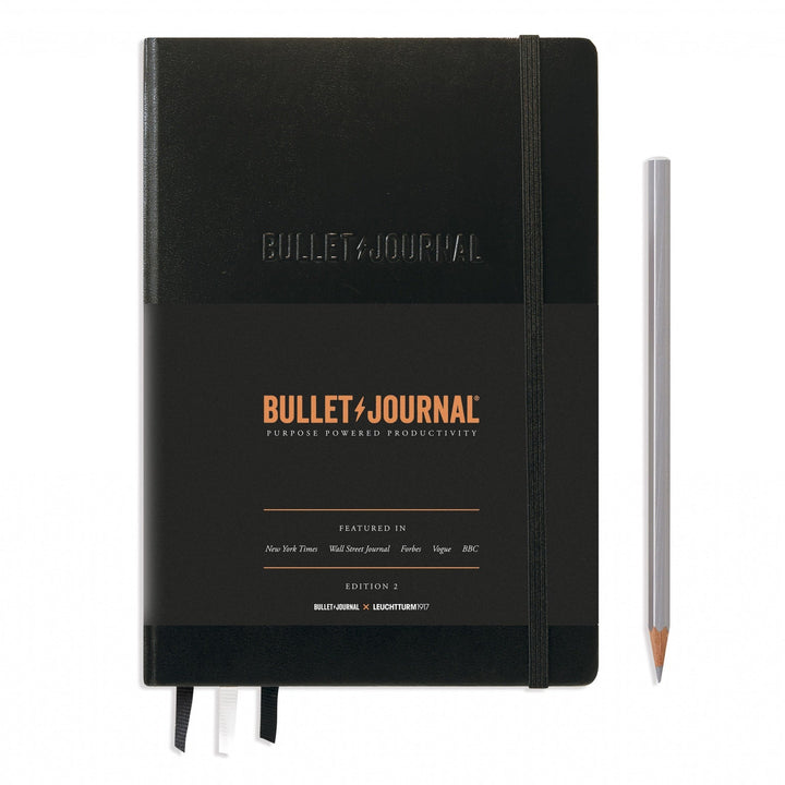 Leuchtturm Bullet Journal Edition 2 Medium A5 120g/m² paper 206p Dotted Black
