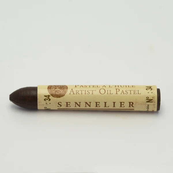 034 Burnt Umber Sennelier Oil Pastel