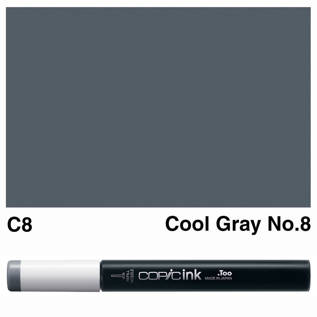 Copic Ink C8-Cool Gray No.8
