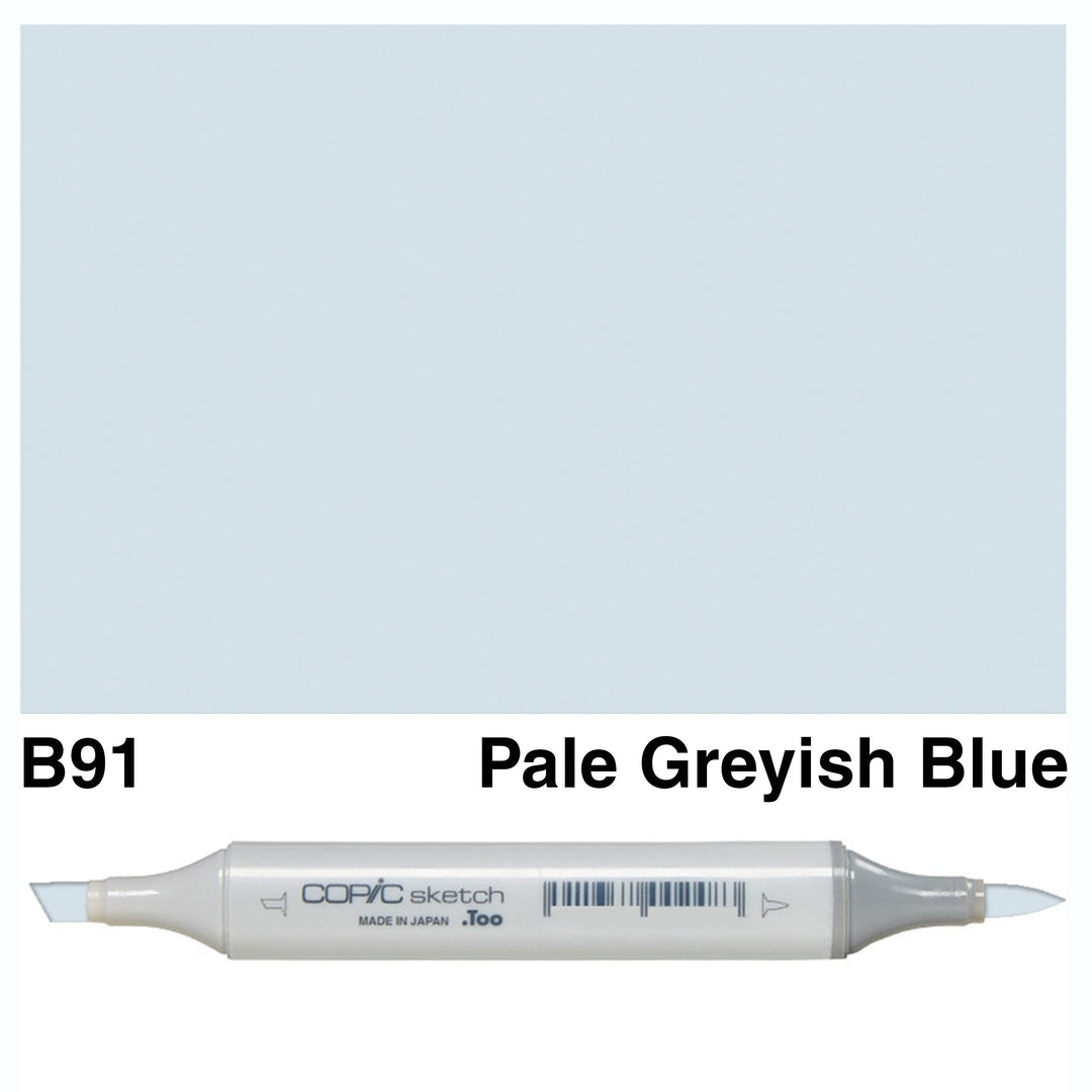 Copic Sketch B91-Pale Grayish Blue