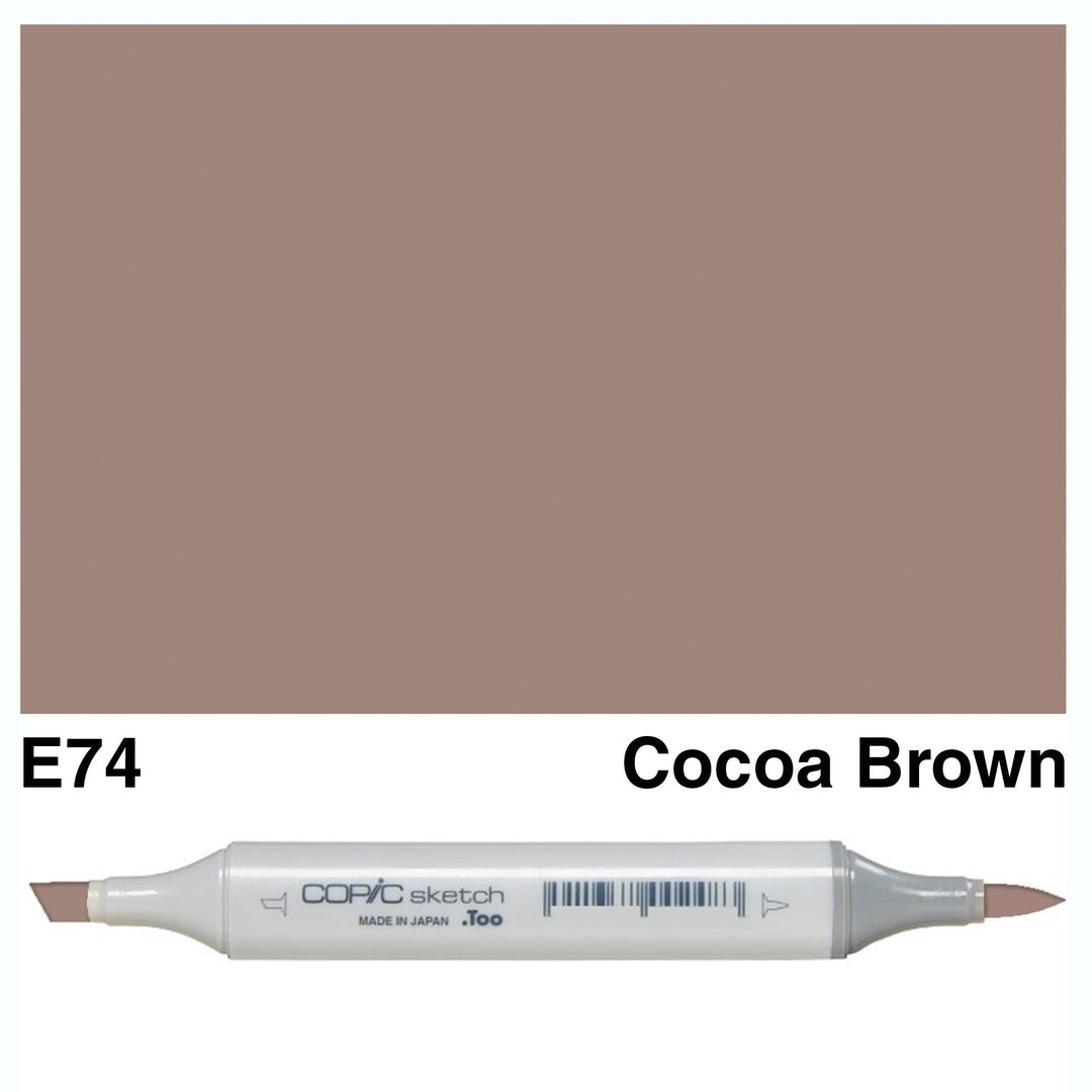 Copic Sketch E74-Cocoa Brown