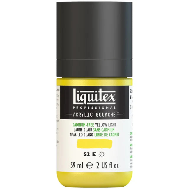 Cad Free Yellow Lt Acrylic Gouache liquitex 59ml