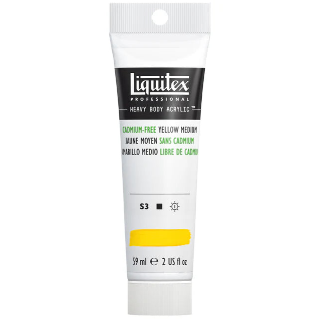 Cadmium Free Yellow Medium Liquitex 59ml