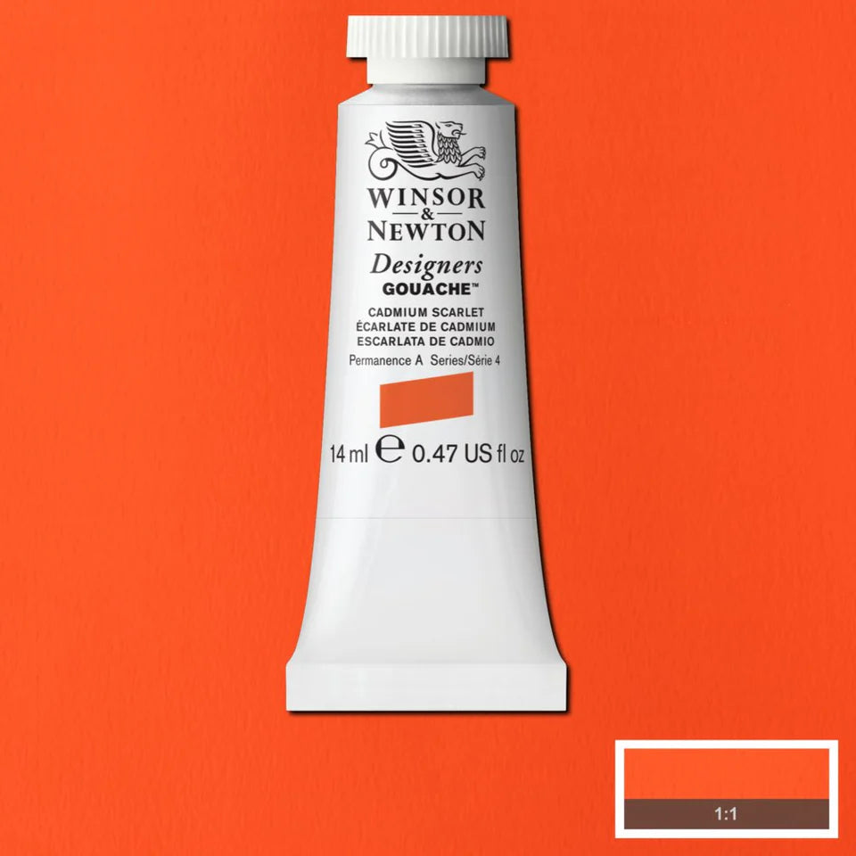 Cadmium Scarlet Gouache WN 14ml