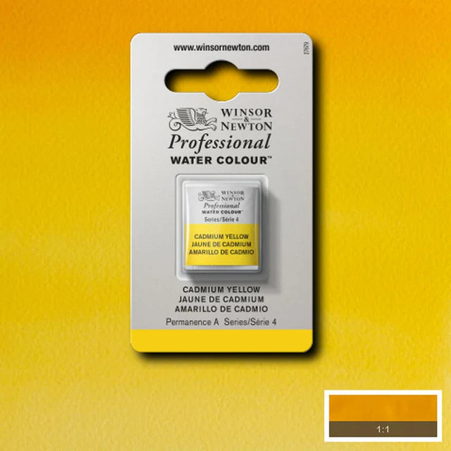 Cadmium Yellow S4 Winsor &amp; Newton 1/2 Pan