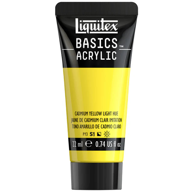 Cadmium Yellow Light Hue Basics Acrylic 118ml
