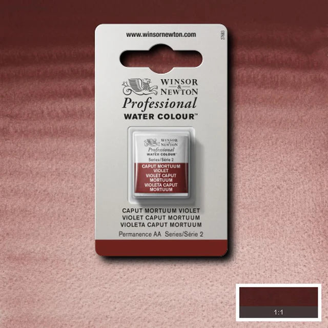 Caput Mortuum Violet S2 Winsor &amp; Newton 1/2 Pan