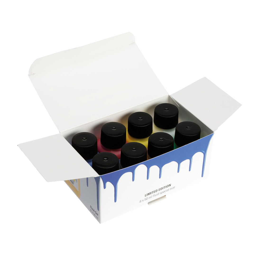 Schmincke Cardboard set 8 x 50 ml fluid