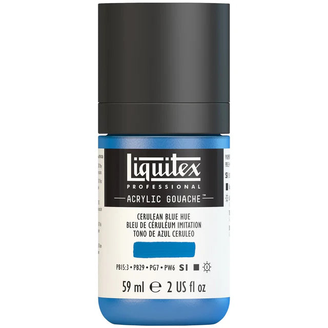 Cerul Blue Hue Acrylic Gouache liquitex 59ml