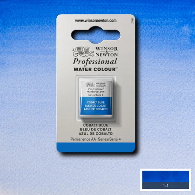 Cobalt Blue S4 Winsor &amp; Newton 1/2 Pan