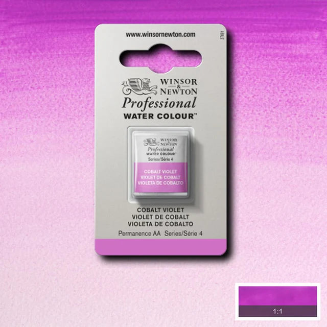 Cobalt Violet S4 Winsor &amp; Newton 1/2 Pan