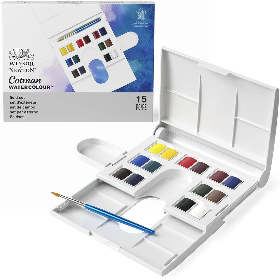 Cotman Compact 14 Half Pan Set